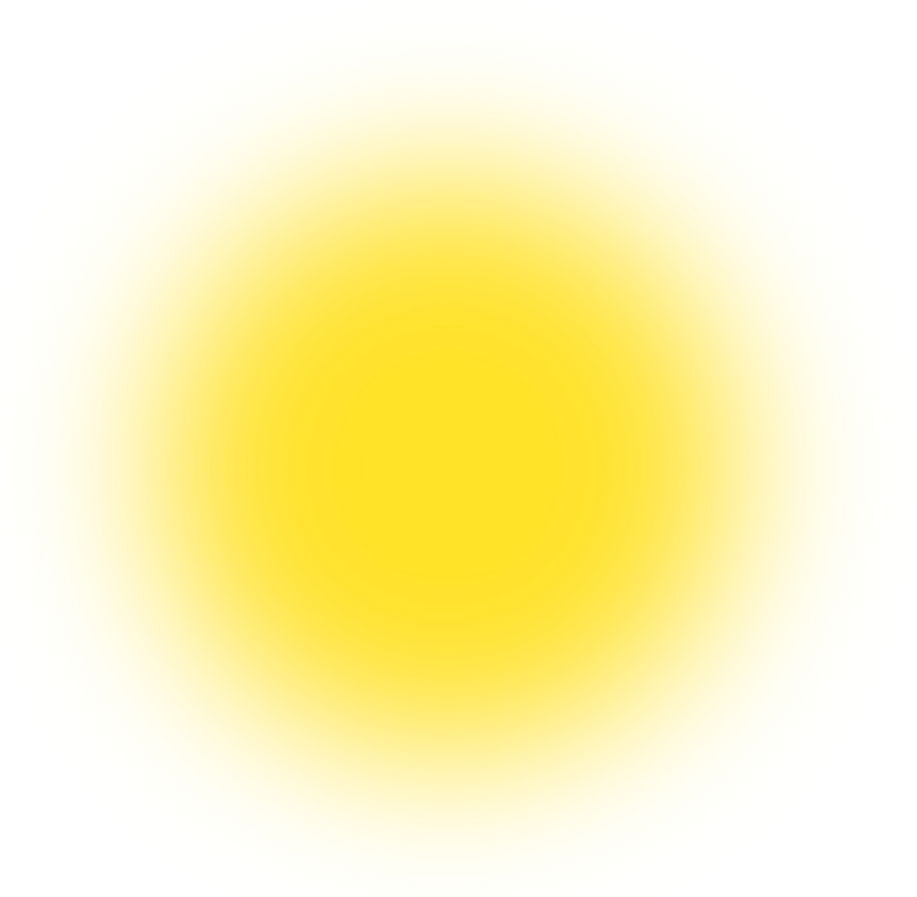 Yellow blur circle
